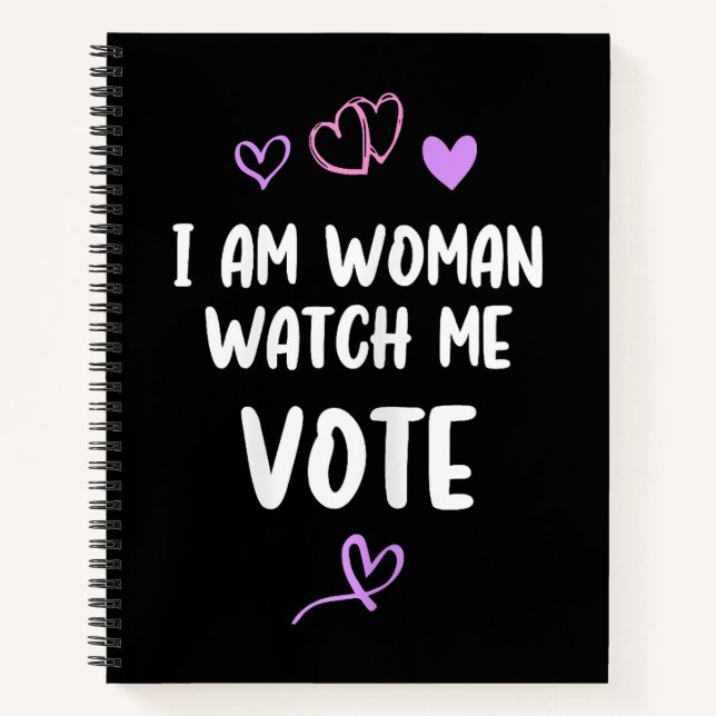 Cuaderno Soy Mujer Observarme Votar (Anverso)