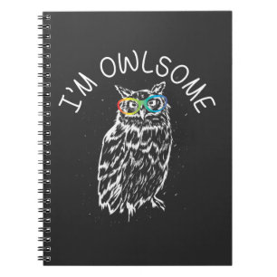 Cuaderno Soy Owlsome Sungafas Impresionante Lover