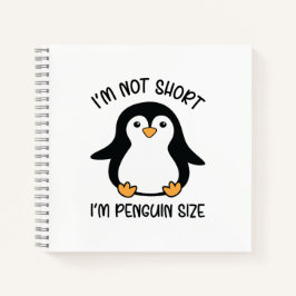 Cuaderno Soy pingüino, corto día de aprecio Chica
