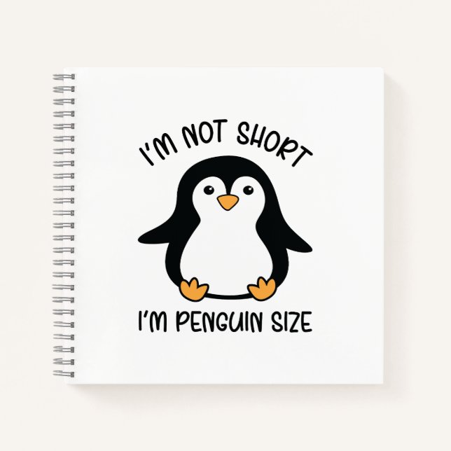 Cuaderno Soy pingüino, corto día de aprecio Chica (Anverso)