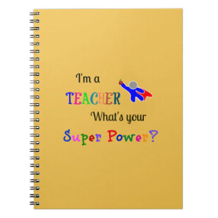 Cuaderno Soy profesor. ¿Cuál es tu superpoder?