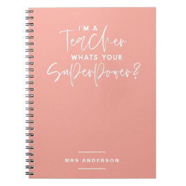 Cuaderno ¿Soy profesor, cuál su superpotencia?
