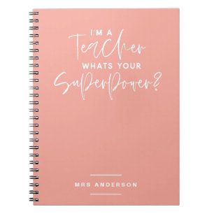 Cuaderno ¿Soy profesor, cuál su superpotencia?