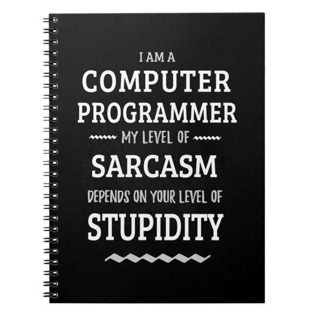 Cuaderno Soy Programador De Computadoras (Frente)