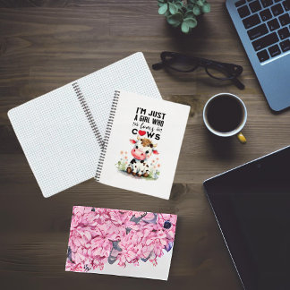 Cuaderno Soy Solo Una Chica Que Ama Las Vacas Spiral