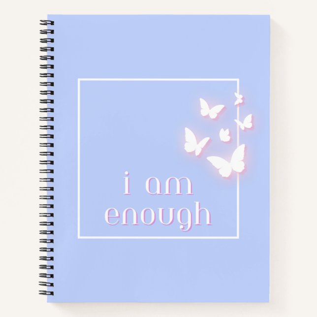 Cuaderno Soy suficiente, Cita de amor propio (Anverso)
