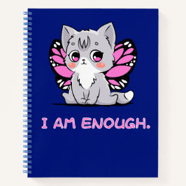Cuaderno SOY Suficiente. ¡Cuidado gatito con alas!