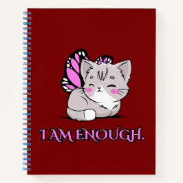 Cuaderno ¡Soy suficiente mariposa linda!