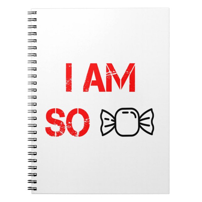Cuaderno Soy tan dulce (Frente)
