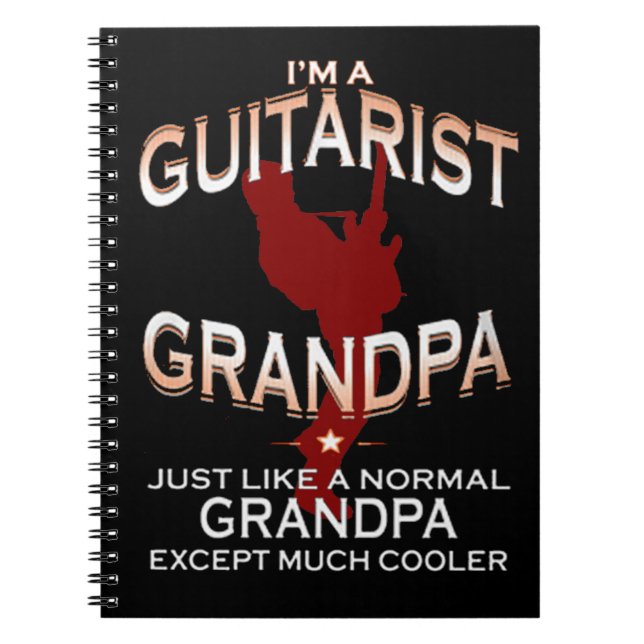 Cuaderno Soy un abuelo guitarrista... (Frente)