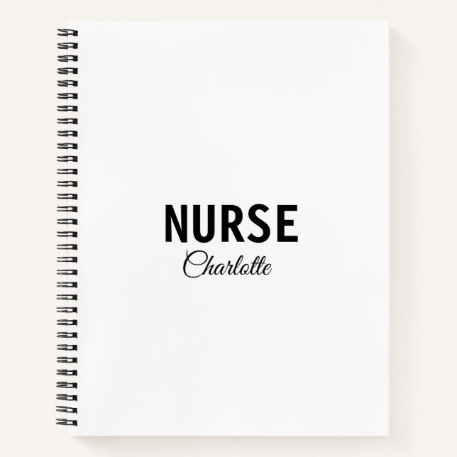 Cuaderno Soy un experto médico de enfermería añada su nombr (Anverso)