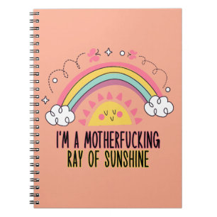 Cuaderno Soy un maldito rayo de toalla de baño de sol
