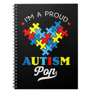 Cuaderno Soy un orgulloso autismo pop - perfecto para el ab