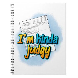 Cuaderno Soy un poco judgy Spiral Notebook