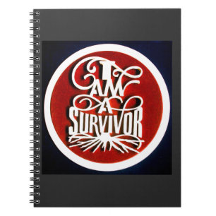Cuaderno Soy un sobreviviente de la foto espiral