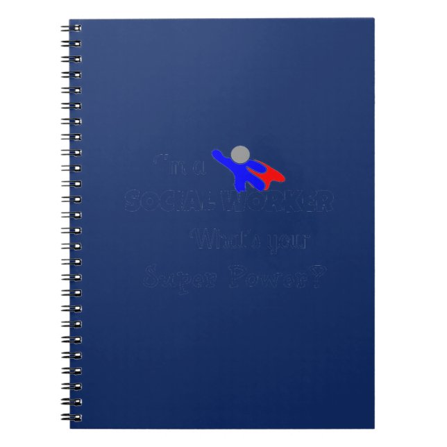 Cuaderno "Soy un trabajador social. ¿Cuál es tu superpoder? (Frente)