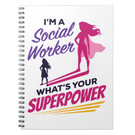 Cuaderno Soy un trabajador social ¿Cuál es tu superpoder?