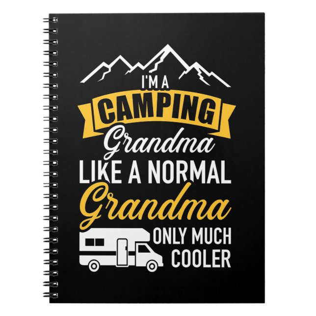 Cuaderno Soy Una Abuela De Camping (Frente)