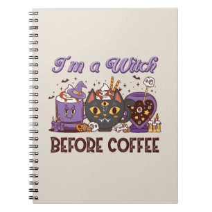 Cuaderno Soy una bruja antes del café