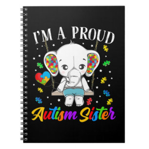 Cuaderno Soy una Hermana Orgullosa del Autismo, fuerte alie