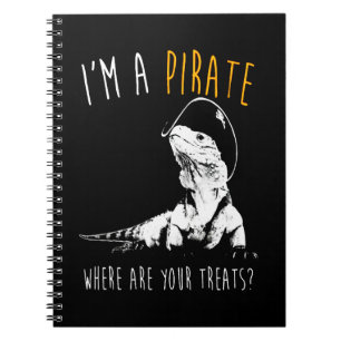 Cuaderno Soy una iguana pirata