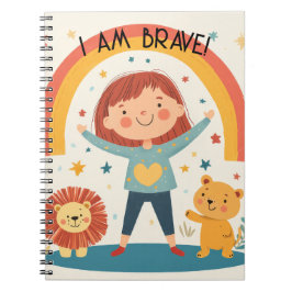 Cuaderno Soy valiente - Afirmación de niños