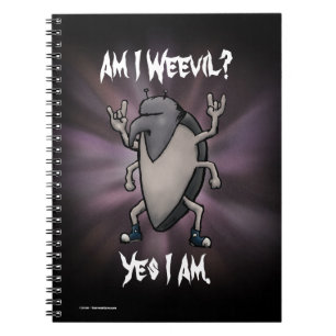Cuaderno ¿Soy Weevil Heavy Metal Cartoon