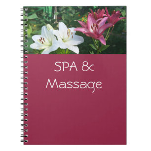 Cuaderno SPA y masaje