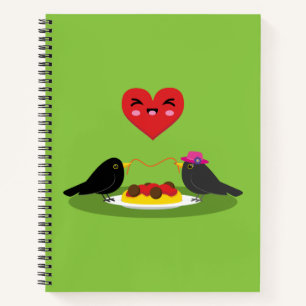 Cuaderno Spaghetti Meatball Romantic Date