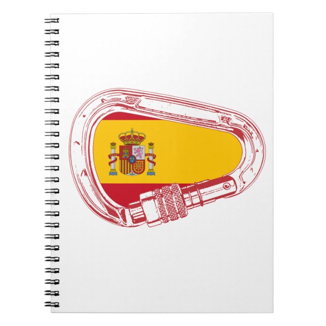 Cuaderno Spain Carabiner Flag (Frente)