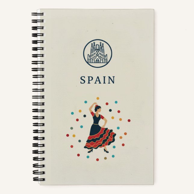 Cuaderno Spain Heritage & Flamenco Soul: Travel Photo (Anverso)