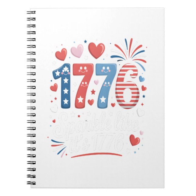 Cuaderno Sparkle Like It's 1776 (Frente)