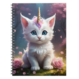 Cuaderno "Sparkle Paws: El encantador Gatito Unicornio"