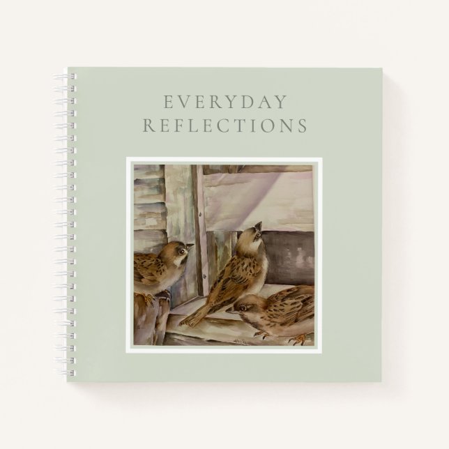 Cuaderno Sparrow Nature Journal | Thoughtful Everyday Notes (Anverso)
