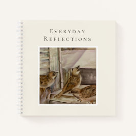 Cuaderno Sparrow Notebook | Nature Writing Journal