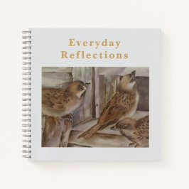 Cuaderno Sparrow Notebook | Nature Writing Journal