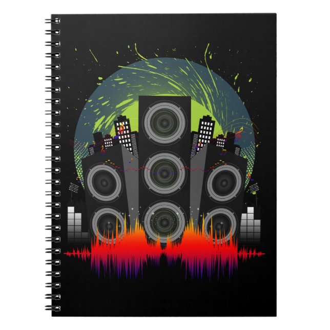 Cuaderno Speaker Blast (Frente)