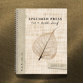 Cuaderno Specimen Press Vol. 3: Bodhi Skeleton Linen-Look