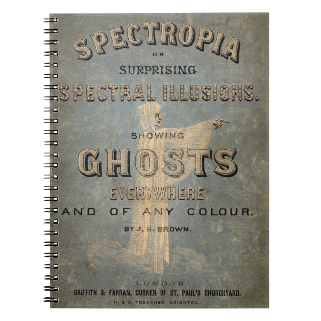 Cuaderno Spectropia - un estudio de fantasmas - 1866 (Frente)