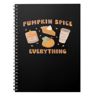 Cuaderno Spice de calabaza Todo Funny Otoño