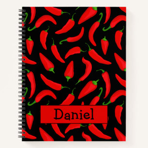 Cuaderno Spicy Red Pepper Personalizado