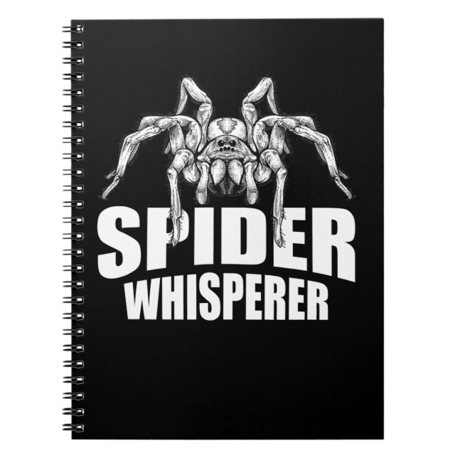 Cuaderno Spider Whisperer Halloween Tarantula Spider Gift (Frente)