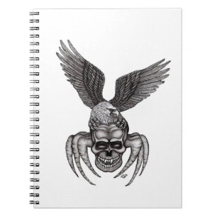 Cuaderno Spiderskull con águila