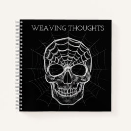 Cuaderno Spiderweb Skull