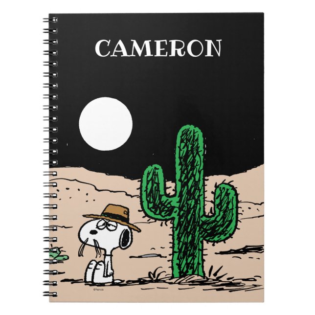 Cuaderno Spike en el desierto de Moonlit (Frente)