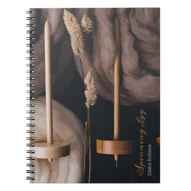 Cuaderno Spindles Fleece y Drop (Frente)