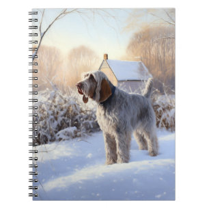 Cuaderno Spinone Italiano Deja Que Nieva A Los Navidades