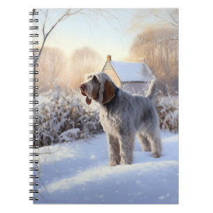 Cuaderno Spinone Italiano Deja Que Nieva A Los Navidades