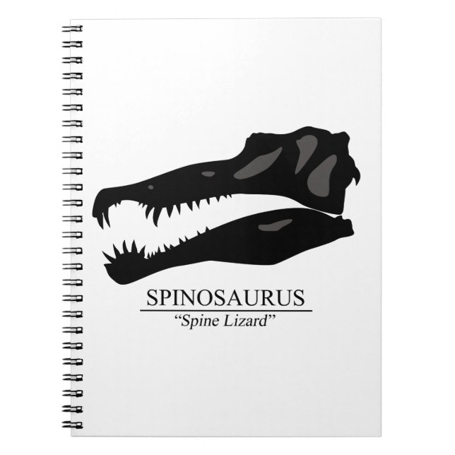 Cuaderno Spinosaurus Skull (Frente)