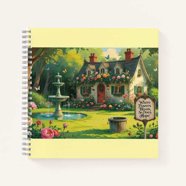 Cuaderno Spiral Book- Inspirational Quote" (Anverso)